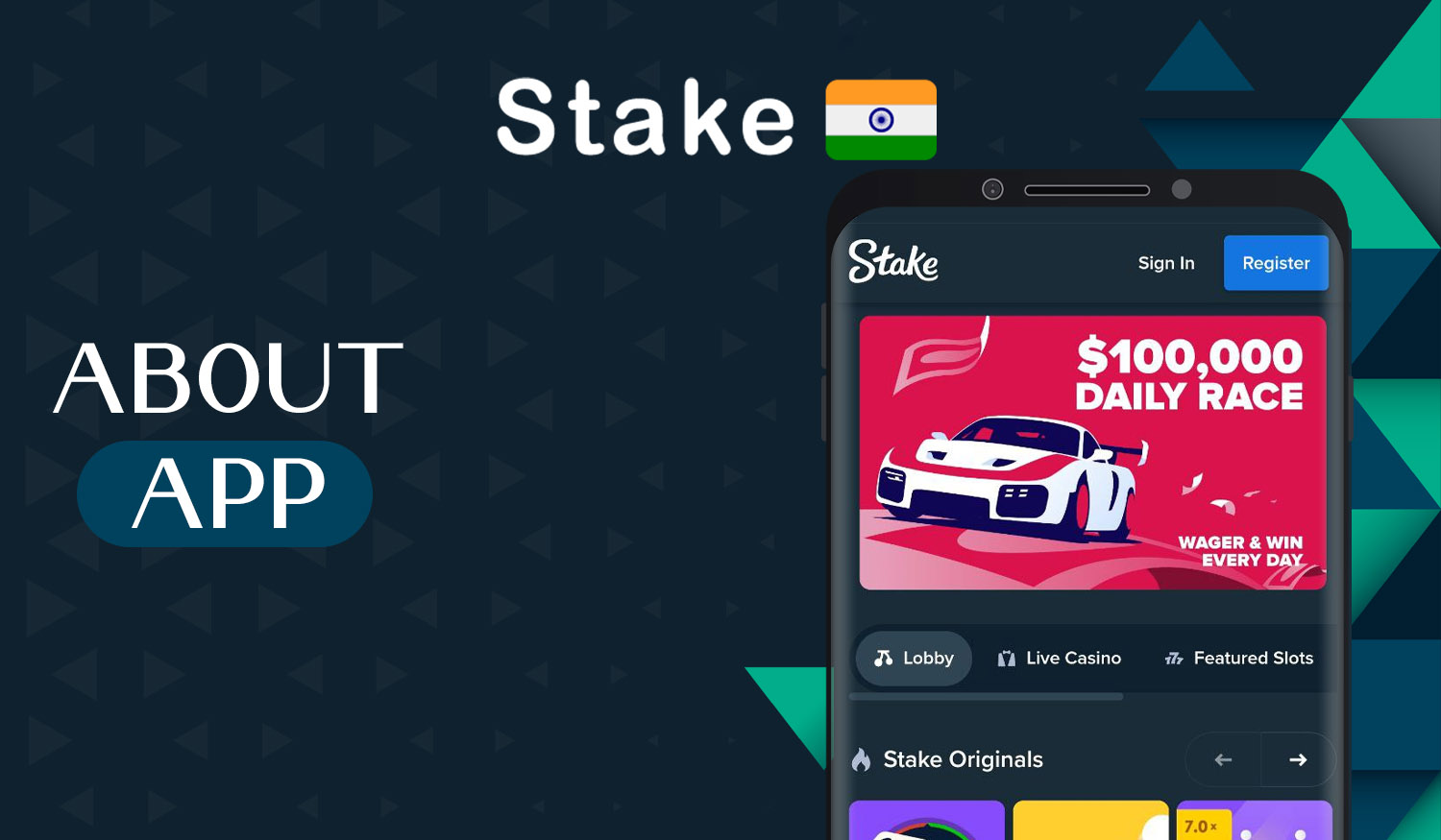 More information about the Stake mobile app 